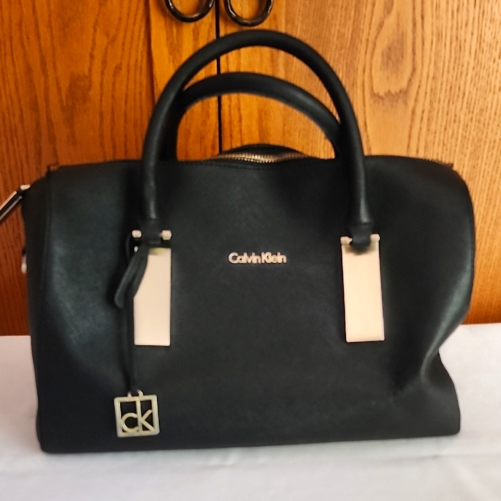 Calvin Klein Black Satchel Bag